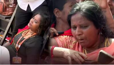 விஜய் தலைமையிலான ஆர்ப்பாட்டம்: பெண் தொண்டர்கள் பலர் மயக்கம்