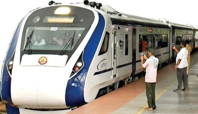 நெல்லையிலிருந்து சென்னை வந்த வந்தே பாரத் ரயிலில் புகை