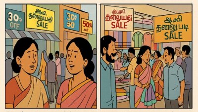 சிறுகதை … தள்ளுபடி விழா..! விழா 18 …. ராஜா செல்லமுத்து