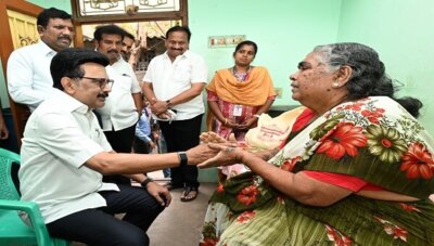 முதியோர், மாற்றுத்திறனாளிகளுக்கு வீடு தேடிச் சென்று வினியோகம் செய்யும் ‘தாயுமானவர் திட்டம்’