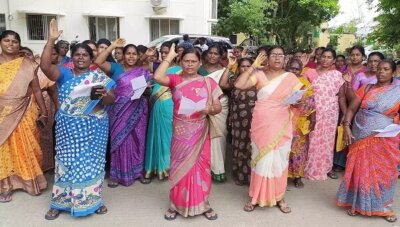 தமிழ்நாடு முழுவதும் 20-ந்தேதி மறியல் போராட்டம்: சத்துணவு ஊழியர்கள் அறிவிப்பு