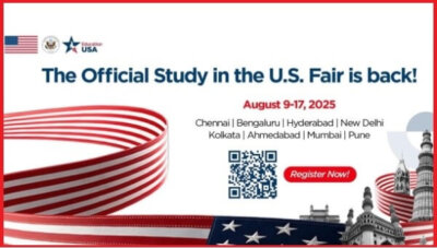 எஜுகேஷன் யுஎஸ்ஏ சார்பில் 9 ந்தேதி சென்னை ஹில்டன் ஓட்டலில் அமெரிக்க கல்விக் கண்காட்சி