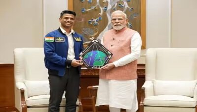 பிரதமர் மோடியுடன் சுபான்ஷு சுக்லா சந்திப்பு