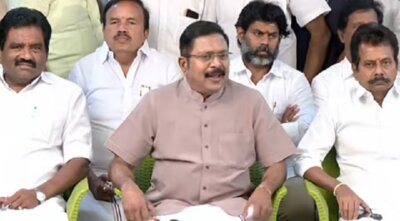 எடப்பாடி பழனிசாமியை முதல்வர் வேட்பாளராக ஏற்க முடியாது: டிடிவி தினகரன் உறுதி