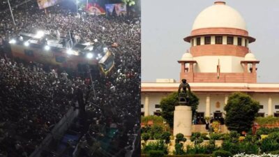 கரூரில் 41 பேர் பலியான சம்பவம்: சிபிஐ விசாரணை கோரி சுப்ரீம் கோர்ட்டில் தவெக மனு