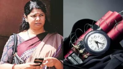 கனிமொழி எம்.பி. வீடு, இஸ்கான் கோவில், சென்னை விமான நிலையம் உள்பட 10 இடங்களுக்கு வெடிகுண்டு மிரட்டல்