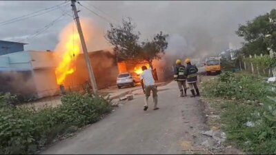 சிவகாசி அருகே பட்டாசு கடையில் வெடி விபத்து