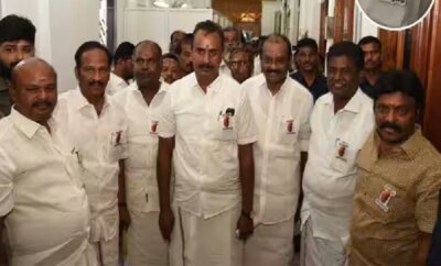 சட்டசபைக்கு ‘‘கிட்னிகள் ஜாக்கிரதை’’ பேட்ஜ் அணிந்து வந்த அ.தி.மு.க. எம்எம்ஏக்கள்