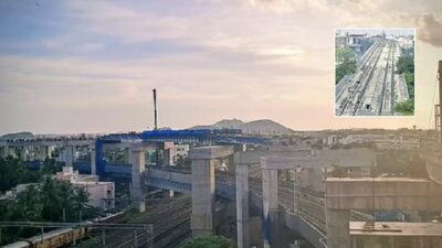 ஜனவரி மாதம் பயன்பாட்டுக்கு வரும் வேளச்சேரி-–பரங்கிமலை பறக்கும் ரெயில் சேவை