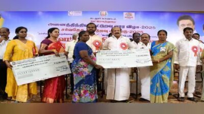 கடலூர் கூட்டுறவு வார விழாவில் நலத்திட்ட உதவிகள்: அமைச்சர்கள் வழங்கினர்