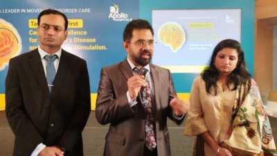 அப்பல்லோ மருத்துவமனையில்  ‘பார்கின்சன்’ நோய் பாதிப்புக்கு பிரத்யேக சிகிச்சை மையம் திறப்பு