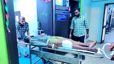 சிதம்பரத்தில் கஞ்சா வியாபாரியை துப்பாக்கியால் சுட்டுப்பிடித்த போலீசார்