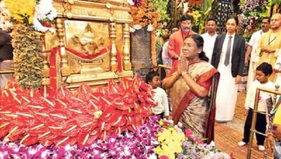 திருப்பதி ஏழுமலையானை தரிசனம் செய்தார் ஜனாதிபதி திரவுபதி முர்மு