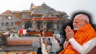 அயோத்தி கோவில் கோபுரத்தில் நாளை கொடியேற்ற விழா: பிரதமர் மோடி பங்கேற்கிறார்