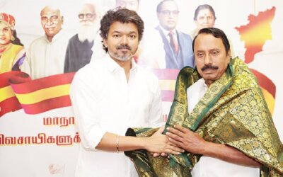 விஜய் முன்னிலையில் த.வெ.க.வில் இணைந்தார் கே.ஏ. செங்கோட்டையன்