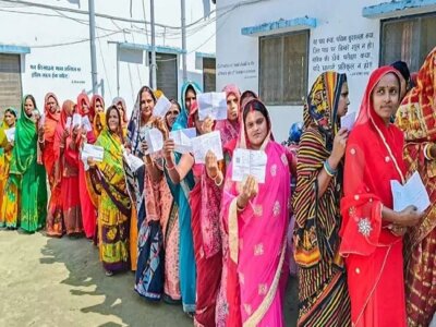 பீகாரில் 2–ம் கட்ட சட்டசபை தேர்தல்: 122 தொகுதிகளில் விறுவிறு வாக்குப்பதிவு