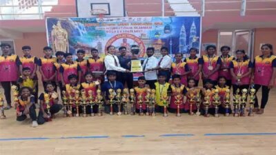 41 தங்க பதக்கங்களுடன் குழு கோப்பையை வென்ற செங்கை மாவட்ட வீரர்கள்