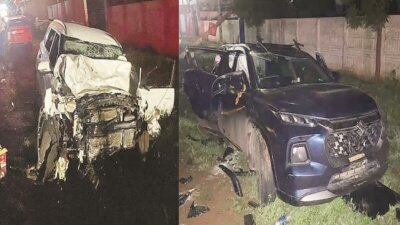 தி.மு.க. நகர்மன்ற தலைவர் கார் மோதி ஐயப்ப பக்தர்கள் உள்பட 5 பேர் பலி