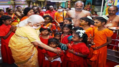 மேல்மருவத்தூரில் தைப்பூச ஜோதி இருமுடி விழா லட்சுமி பங்காரு அடிகளார் துவக்கினார்