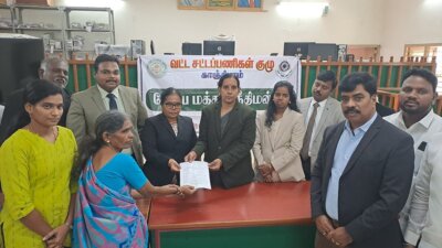 காஞ்சிபுரம் தேசிய மக்கள் நீதிமன்றத்தில் 569 வழக்குகளுக்கு தீர்வு