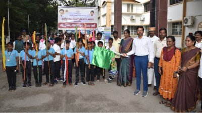 விழுப்புரத்தில் தமிழ் ஆட்சி மொழி சட்ட வார விழிப்புணர்வுப் பேரணி