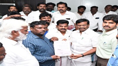 உயிரிழந்த மாணவன் குடும்பத்திற்கு  நிவாரண நிதி, பணி நியமன ஆணை: அமைச்சர் நாசர் வழங்கினார்