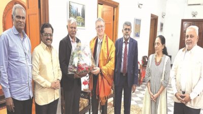 சென்னை ரஷ்ய தூதர் வலேரி கோட்ஜேவுடன் பிரிக்ஸ் ஜெனரேஷன் குழுவினர் சந்திப்பு