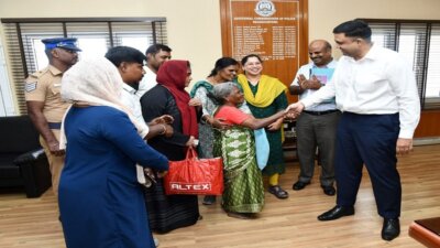 சென்னையில் காணாமல் போன 65 வயது மூதாட்டியை மீட்டு குடும்பத்தினருடன் ஒப்படைத்த காவல் கரங்கள் குழுவினர்