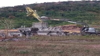 கம்போடியாவில் விஷ்ணு சிலை இடிப்பு: இந்தியா கண்டனம்