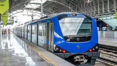 சென்ட்ரல் – விமான நிலையம் மெட்ரோ ரெயில் சேவை ரத்து