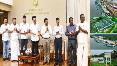 ரூ.99 கோடி செலவில் மேம்படுத்தப்பட்ட மீன்பிடி துறைமுகங்கள் மீன் இறங்குதளம் மீன் விதைப் பண்ணை ஸ்டாலின் திறந்தார்