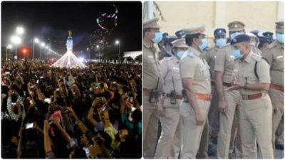 புத்தாண்டு கொண்டாட்டம்: சென்னையில் 19 ஆயிரம் போலீசார் பாதுகாப்பு