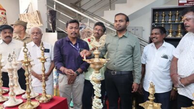கடலூரில் கைவினைப் பொருட்கள்சிறப்பு விற்பனை கண்காட்சி கலெக்டர் சிபி ஆதித்யா துவக்கினார்