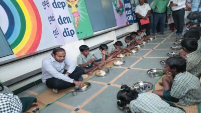 கடலூர் ஊராட்சி ஒன்றிய துவக்கப்பள்ளியில் காலை உணவுத் திட்டச் செயல்பாடுகள்: கலெக்டர் ஆய்வு