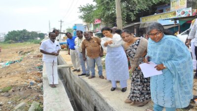 நெமிலி ஊராட்சி வளர்ச்சித் திட்டப் பணிகள்: கலெக்டர் சந்திரகலா ஆய்வு