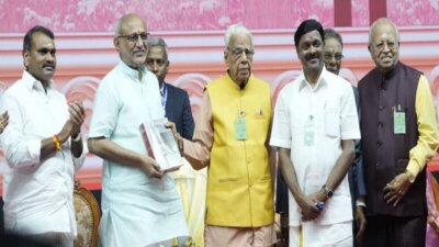 பாரதி கனவை நனவாக்குபவர் பிரதமர் மோடி: துணை ஜனாதிபதி ராதாகிருஷ்ணன் பேச்சு