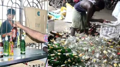 சென்னையில் காலி மதுபாட்டில்களை கொடுத்து ரூ.10 திரும்ப பெறும் திட்டம் அறிமுகம்