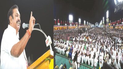 அரசு ஊழியர்களை தந்திரமாக ஏமாற்றியிருக்கிறார் ஸ்டாலின் வீரபாண்டி பிரச்சாரத்தில் எடப்பாடி தாக்கு