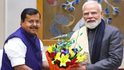 பா.ஜ.க. தேசிய தலைவராக பொறுப்பேற்றார் நிதின் நபின்