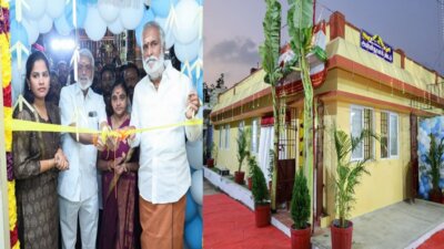 மண்ணடி மல்லிகேஸ்வரர் கோயிலுக்கு ரூ.55 லட்சத்தில் புதிய அன்னதானக் கூடம்: அமைச்சர் சேகர்பாபு திறந்தார்