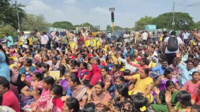 14வது நாளாக போராட்டம்: இடைநிலை ஆசிரியர்கள் கைது