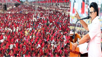 தேசிய ஜனநாயக கூட்டணிக்கும், தமிழகத்துக்கும் இடையேதான் போட்டி