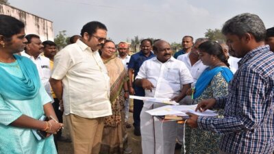 அரசு கலை கல்லூரி கட்டுவதற்கான புதிய இடம்: அமைச்சர் கோ.வி. செழியன் ஆய்வு