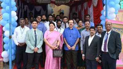 மேடவாக்கம் பகுதியில் பேங்க் ஆப் இந்தியா புதிய கிளை துவக்கம்