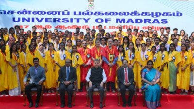 சென்னை பல்கலைக்கழகத்தில் 1,323 மாணவர்களுக்கு பட்டங்கள்: கவர்னர் ஆர்.என்.ரவி வழங்கினார்